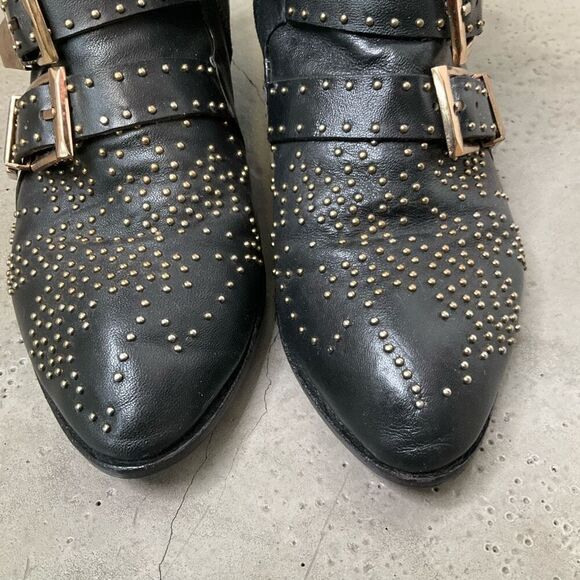 Chloé Susanna Studded Leather Ankle Boots - Picture 5 of 9
